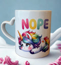 Einhorn Tasse «NOPE»