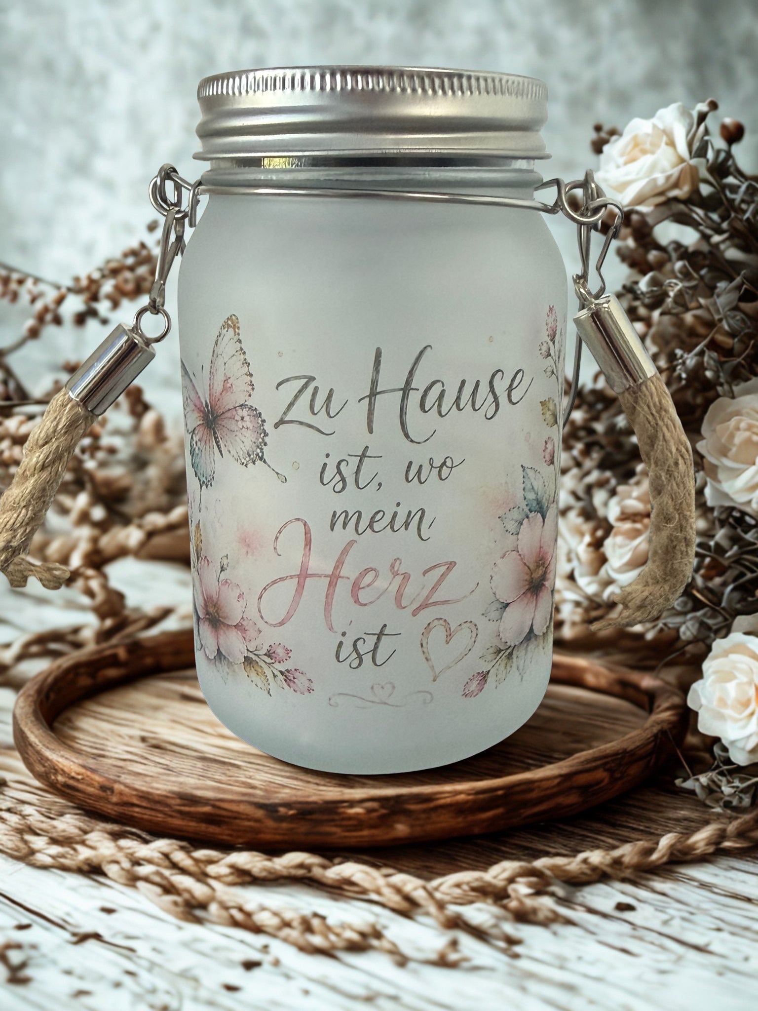 LED-Solarlicht – Zu Hause ist, wo mein Herz ist