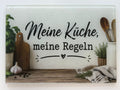 Glasschneidebrett – Meine Küche, meine Regeln