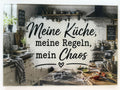 Glasschneidebrett – Meine Küche, meine Regeln, mein Chaos