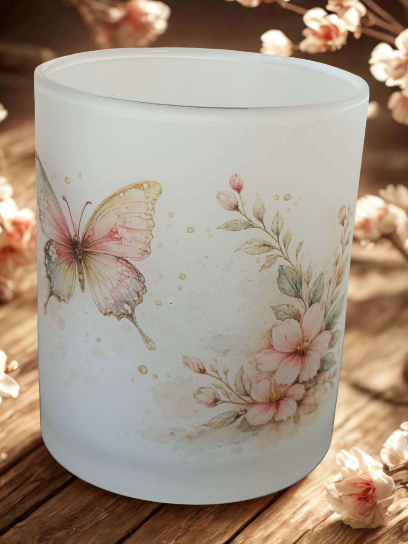 Teelichthalter – Schmetterling
